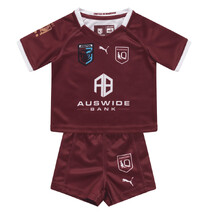 QLD Maroons SOO Toddler Replica Guernsey Set | Beetroot Red