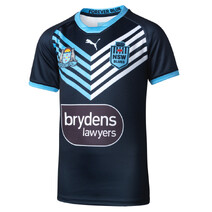 NSW Blues SOO NRL PUMA Youth Captains Run Jersey | Dark Sapphire