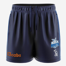 North Melbourne Kangaroos AFL 2026 Mens Training Shorts | Navy