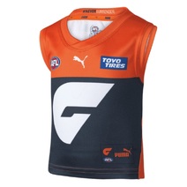 GWS Giants AFL PUMA Infant Home Guernsey | Midnight Grey