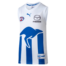 North Melbourne Kangaroos AFL PUMA Mens Away Guernsey | White