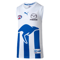 North Melbourne Kangaroos AFL PUMA Youth Away Guernsey | White