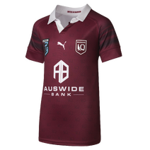 QLD Maroons SOO PUMA Youth Replica Home Jersey | Burgundy