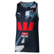 NSW Blues SOO PUMA Mens Replica Training Singlet | Dark Sapphire