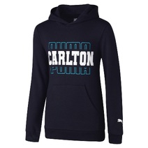 Carlton Blues PUMA AFL Youth Graphic Logo Hood | Navy