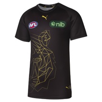 Richmond Tigers PUMA AFL Youth Warm Up Top | Black