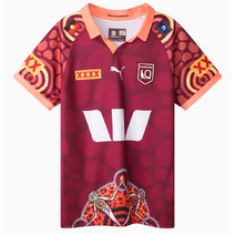 QLD Maroons SOO PUMA Mens Indigenous Jersey | Maroon