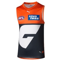 GWS Giants PUMA AFL Youth Home Guernsey | Midnight Grey