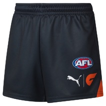 GWS Giants PUMA AFL Mens Replica Home Shorts | Midnight Grey