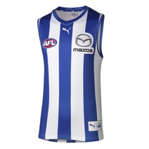 North Melbourne Kangaroos PUMA AFL Mens Home Guernsey | Blue/ White