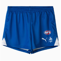 North Melbourne Kangaroos PUMA AFL Mens Replica Home Shorts | Blue