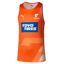 GWS Giants PUMA AFL Mens Training Singlet | Orange