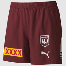 QLD Maroons SOO Youth Training Shorts | Maroon