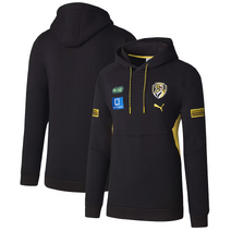 Richmond Tigers AFL 2025 Mens Team Hood | Black-Vib