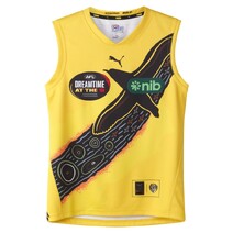 Richmond Tigers 2025 AFL PUMA Youth Indigenous Guernsey