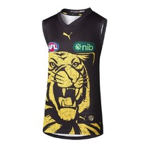Richmond Tigers AFL 2025 Training Guernsey| Black-Vib