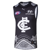 Carlton Blues 2025 AFL PUMA Youth Indigenous Guernsey