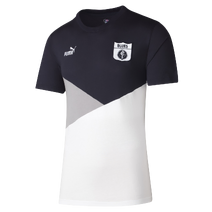 Carlton Blues AFL 2025 Puma Mens 90s Tee | Dark Navy White
