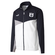 Carlton Blues AFL 2025 Puma Unisex 90s Zip Jacket | Dark Navy White