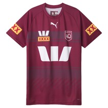 Queensland Maroons SOO 2025 PUMA Mens Training Tee | Burgundy