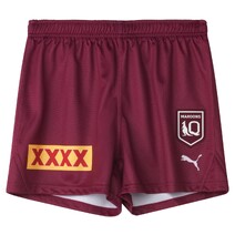 Queensland Maroons 2025 PUMA SOO Mens Replica Home Short | Burgundy