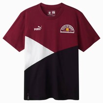 Queensland Maroons SOO 2025 PUMA Mens 90's Tee Black | Burgundy