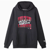 Queensland Maroons SOO 2025 PUMA Mens Graphic Hoodie | Dark Grey