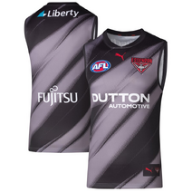 Essendon Bombers AFL 2025 Mens Training Guernsey | Black