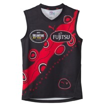 Essendon Bombers 2025 AFL PUMA Mens Indigenous Guernsey