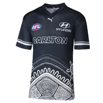Carlton Blues AFL 2026 Mens Warm Up Top/Dark Navy