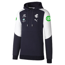 Carlton Blues AFL 2025 Puma Mens Team Hoody QB | Dark Navy