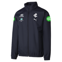 Carlton Blues AFL 2025 Mens Rain Jacket QB | NAVY