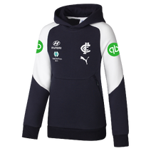 Carlton Blues AFL 2025 Puma Youth Team Hoody QB | Dark Navy