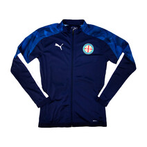 Melbourne City FC ALeague Training Jacket Peacoat-White Mens