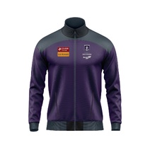 Fremantle Dockers SEKEM AFL Mens Player Tracksuit Jacket | Black/ Purple