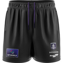 Fremantle Dockers 2025 AFL SEKEM Mens Training Shorts | Black