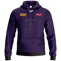Fremantle Dockers 2025 AFL SEKEM Mens Player Hoodie | Purple/ Black
