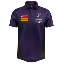 Fremantle Dockers 2025 AFL SEKEM Mens Club Polo | Black