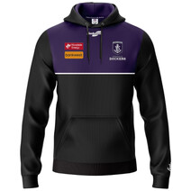 Fremantle Dockers 2025 AFL SEKEM Mens Club Hoodie | Purple/ Black/ White