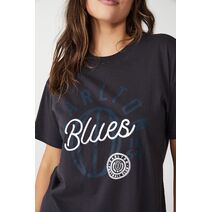 Carlton Blues AFL COTTON ON Womens Embrioded Script Tee