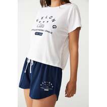 Geelong Cats AFL COTTON-ON Womens SS Tee/Short PJ Set