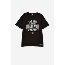 Collingwood Magpies AFL COTTON ON Mens Distressed Tee