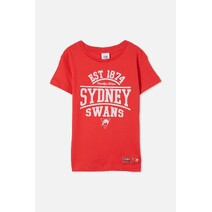Sydney Swans AFL COTTON ON Mens Distressed Tee