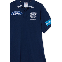 Geelong Cats FC Cotton On Media Polo - Mens