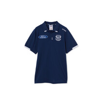 Geelong Cats COTTON-ON AFL Mens Media Polo | Navy
