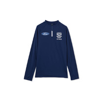 Geelong Cats COTTON-ON AFL Mens 1/4 Zip Performance Top | Navy