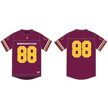 Brisbane Broncos NRL COTTON-ON Mens Oversized Grid Iron T-Shirt