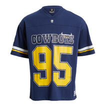 North Queenslands Cowboys NRL COTTON-ON Mens Oversized Grid Iron T-Shirt