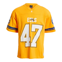 Paramatta Eels NRL COTTON-ON Mens Oversized Grid Iron T-Shirt