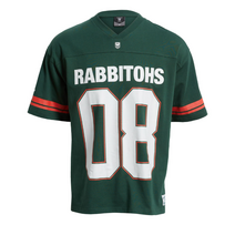 South Sydney Rabbitohs NRL COTTON-ON Mens Oversized Grid Iron T-Shirt